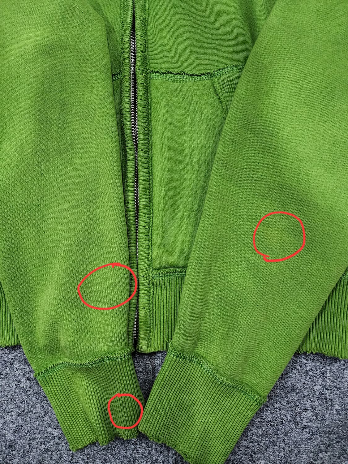 아베크롬비 빈티지 Y2K 레트로 후드집업 M 상품이미지5