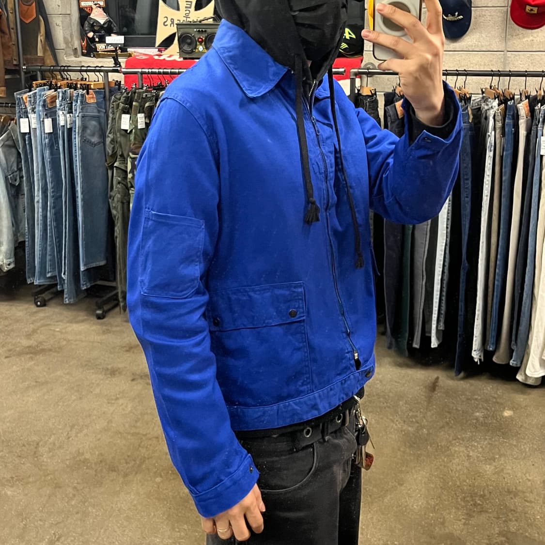 60-70s Adolphe Lafont 프렌치 워크 자켓 (100-105 상품이미지8