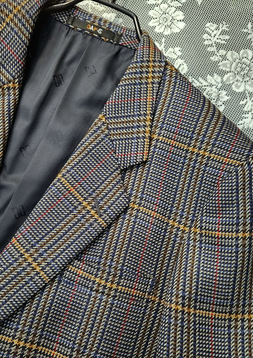 DAKS 닥스 제펜 유니섹스 체크 블레이저 상품이미지6
