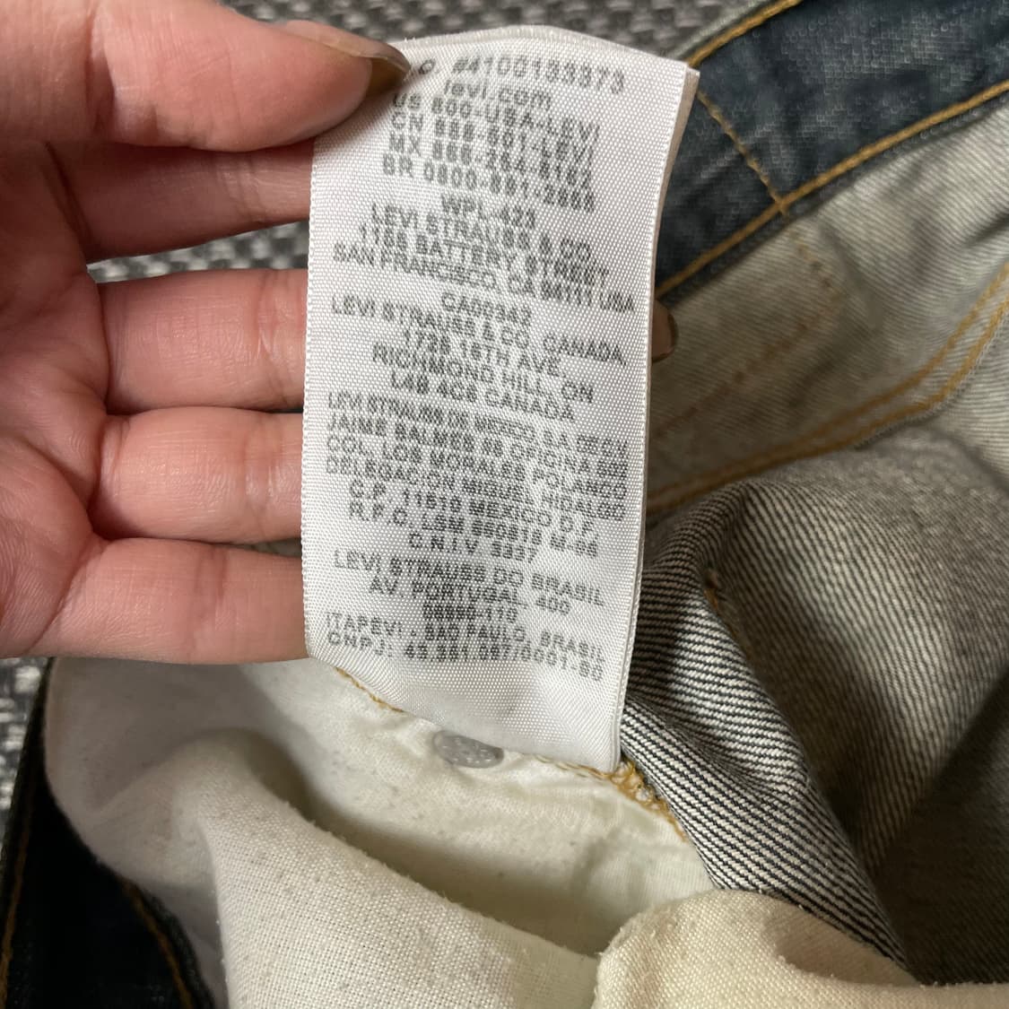 (32) 리바이스 521 중청 데님 팬츠 상품이미지6