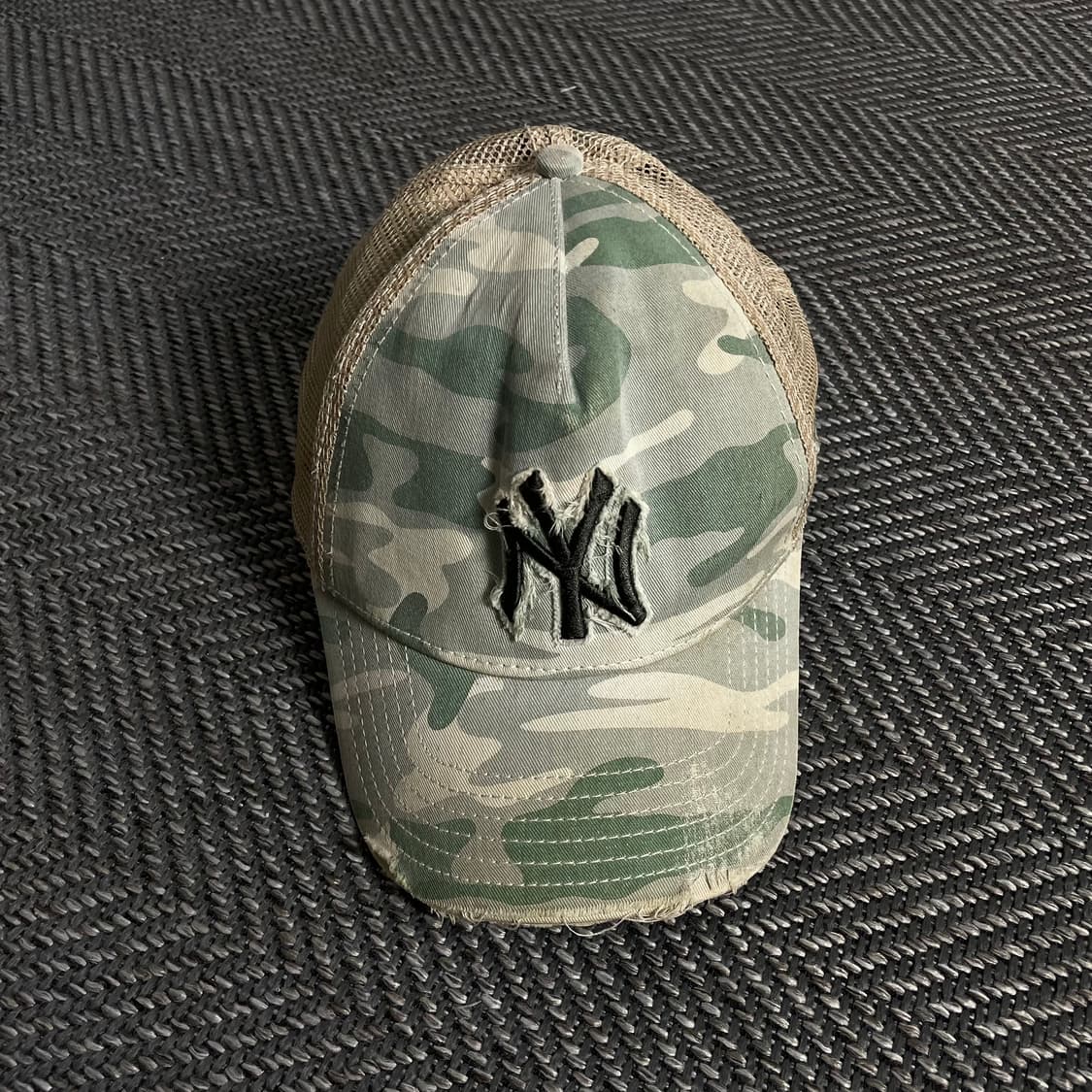 00s MLB 뉴욕 양키스 카모플라쥬 트러커 볼캡y 3307 상품이미지2