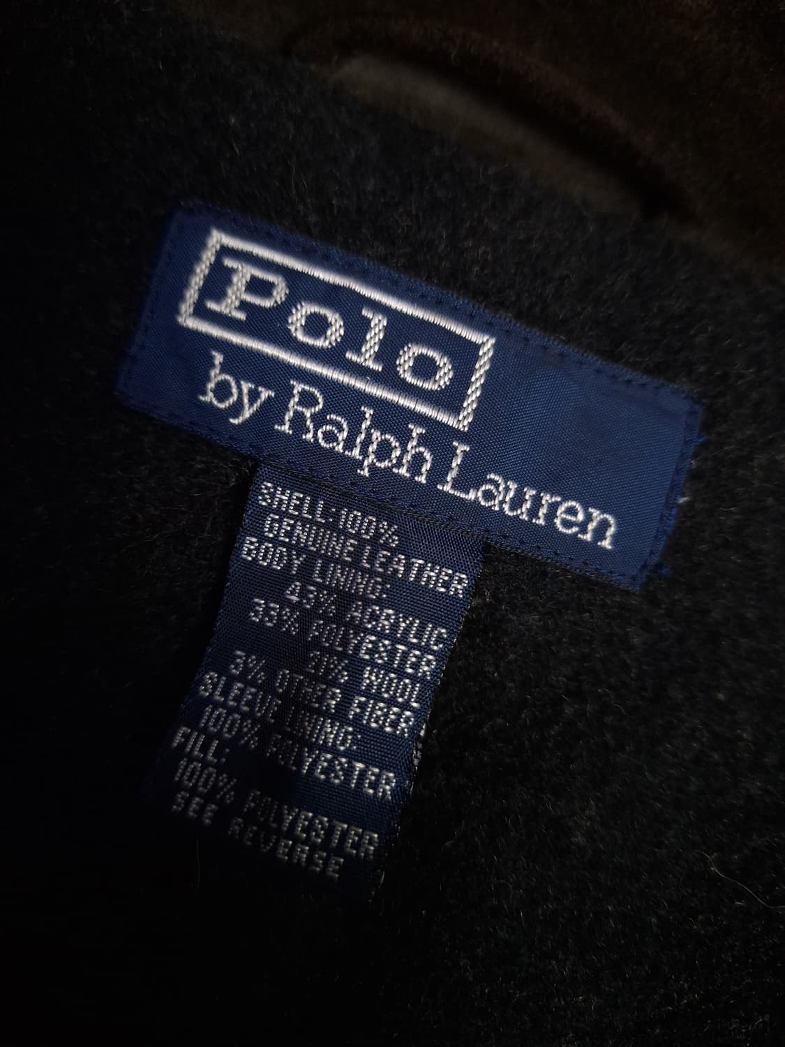 오리지날 랄프로렌폴로 브라운 리얼 스웨이드 자켓 상품이미지2