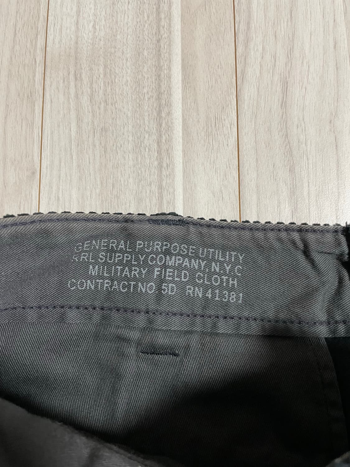 RRL 블랙 코듀로이 팬츠(30x30) 상품이미지3