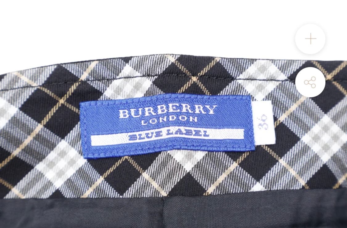 버버리 블루라벨 스커트팬츠 상품이미지2