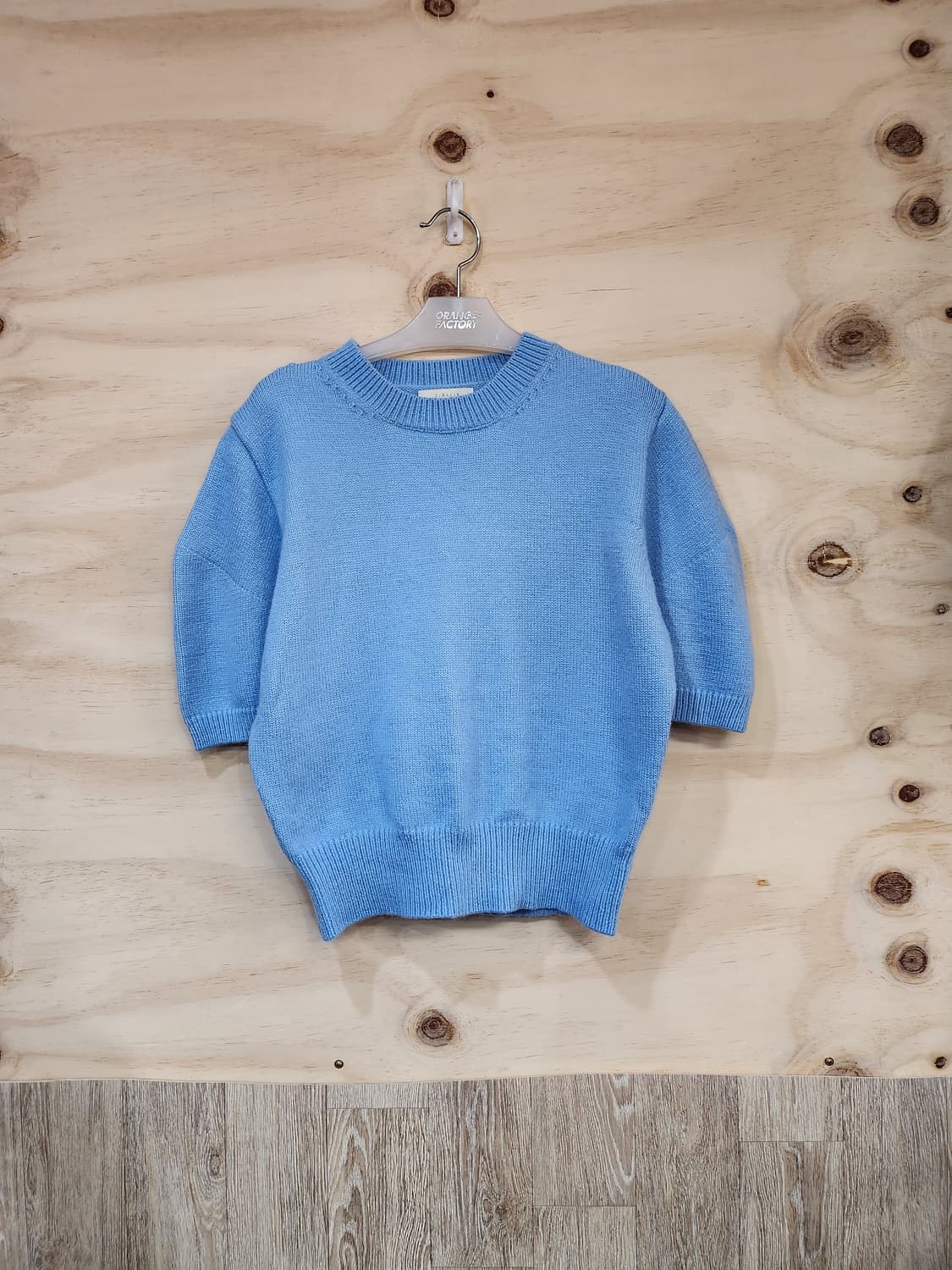 645) 여성 반팔 니트 상품이미지1