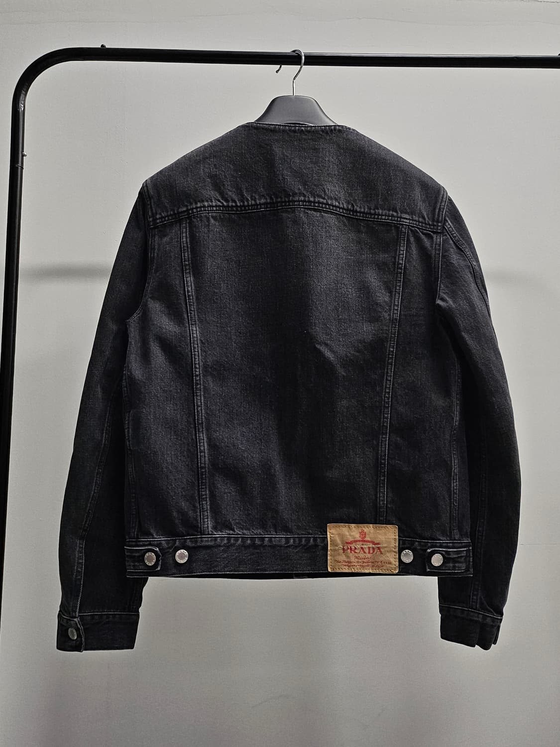 프라다 삼각로고 데님자켓 L사이즈  상품이미지2