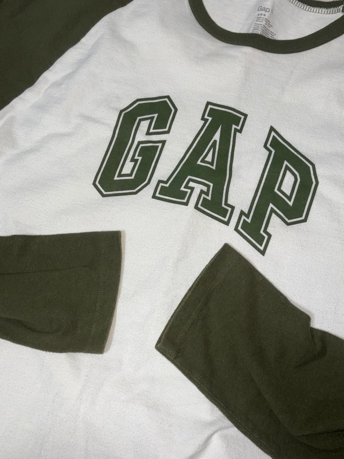 빈티지 GAP 카키색 나그랑 롱슬리브 상품이미지2