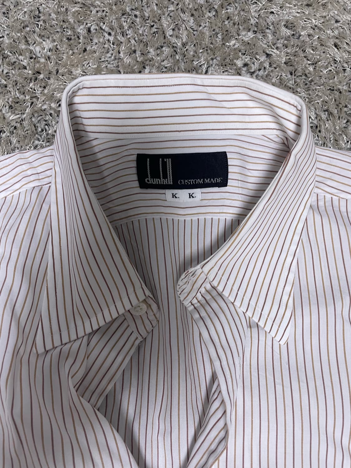 던힐 스트라이프 셔츠 사이즈 105~110 상품이미지2