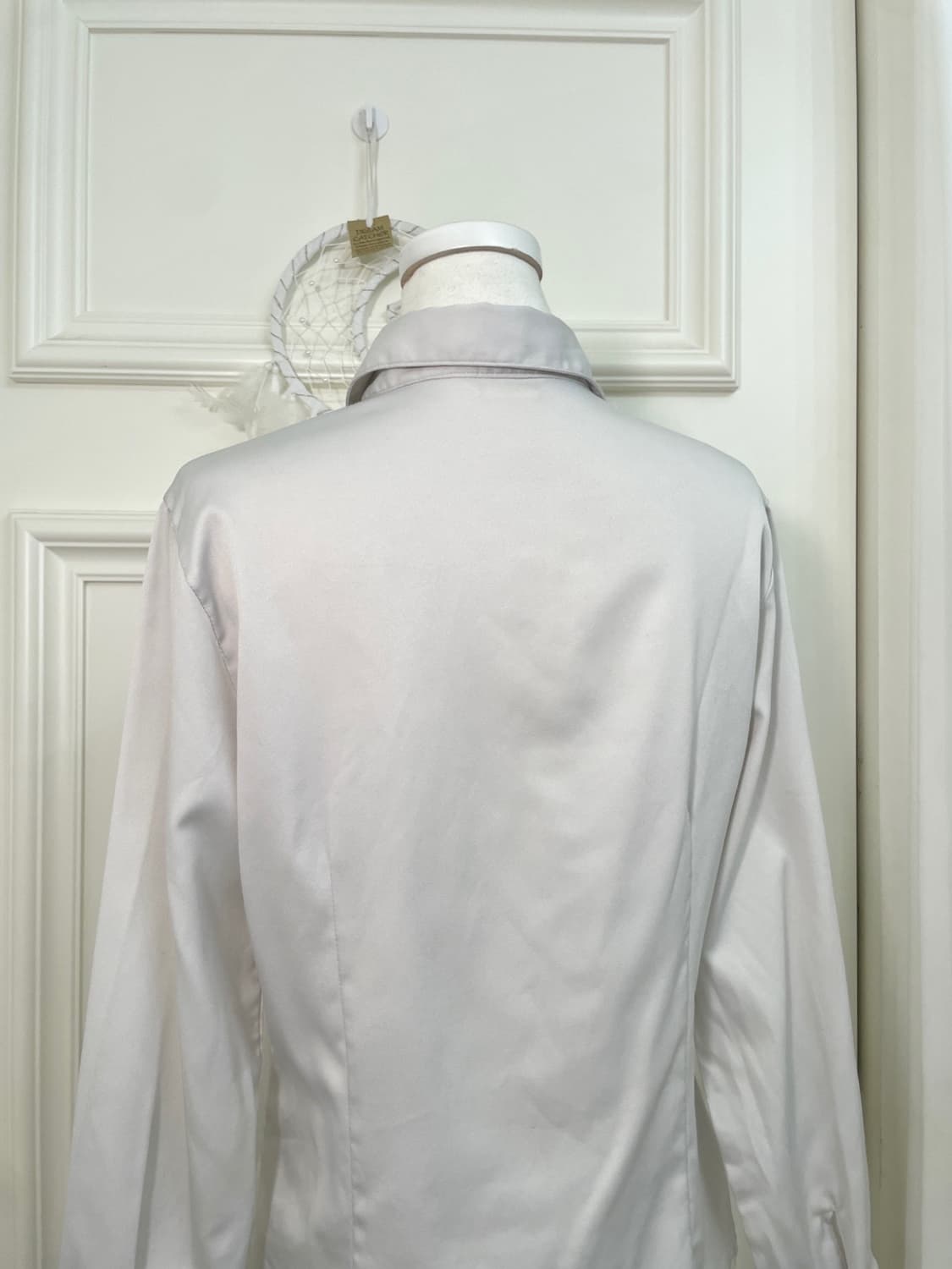 sheer gray basic line shirt(size-L) 상품이미지5