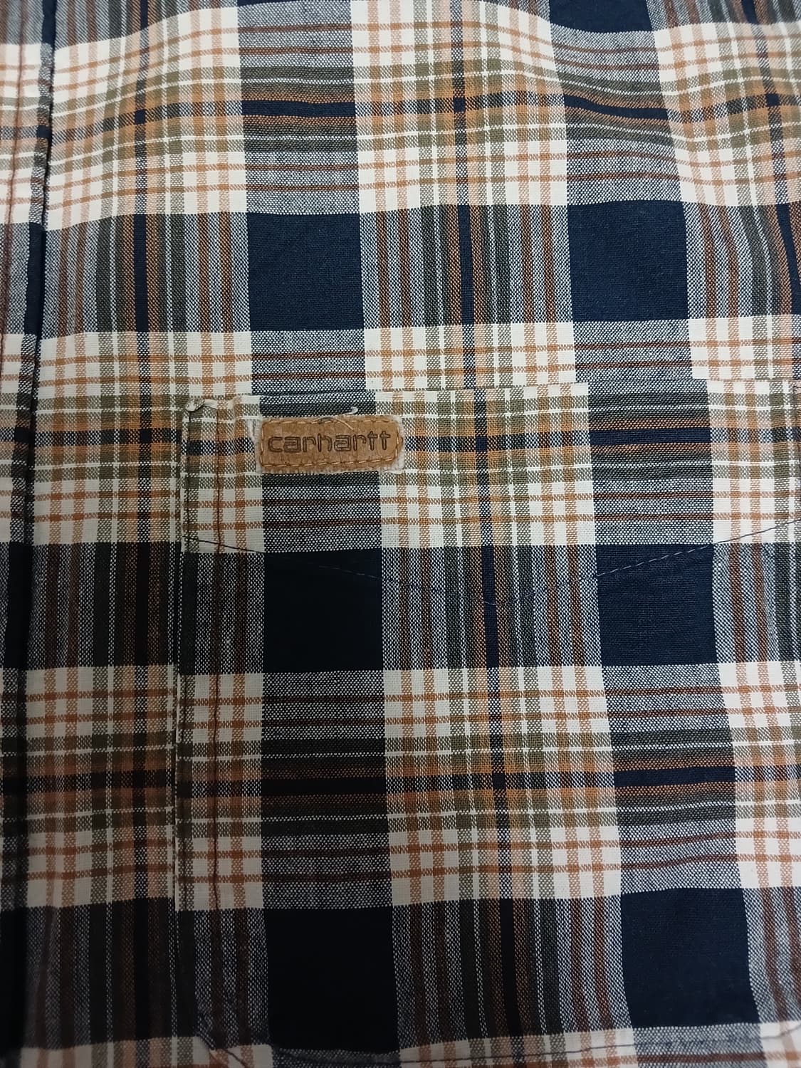 칼하트 체크 반팔 셔츠  상품이미지2