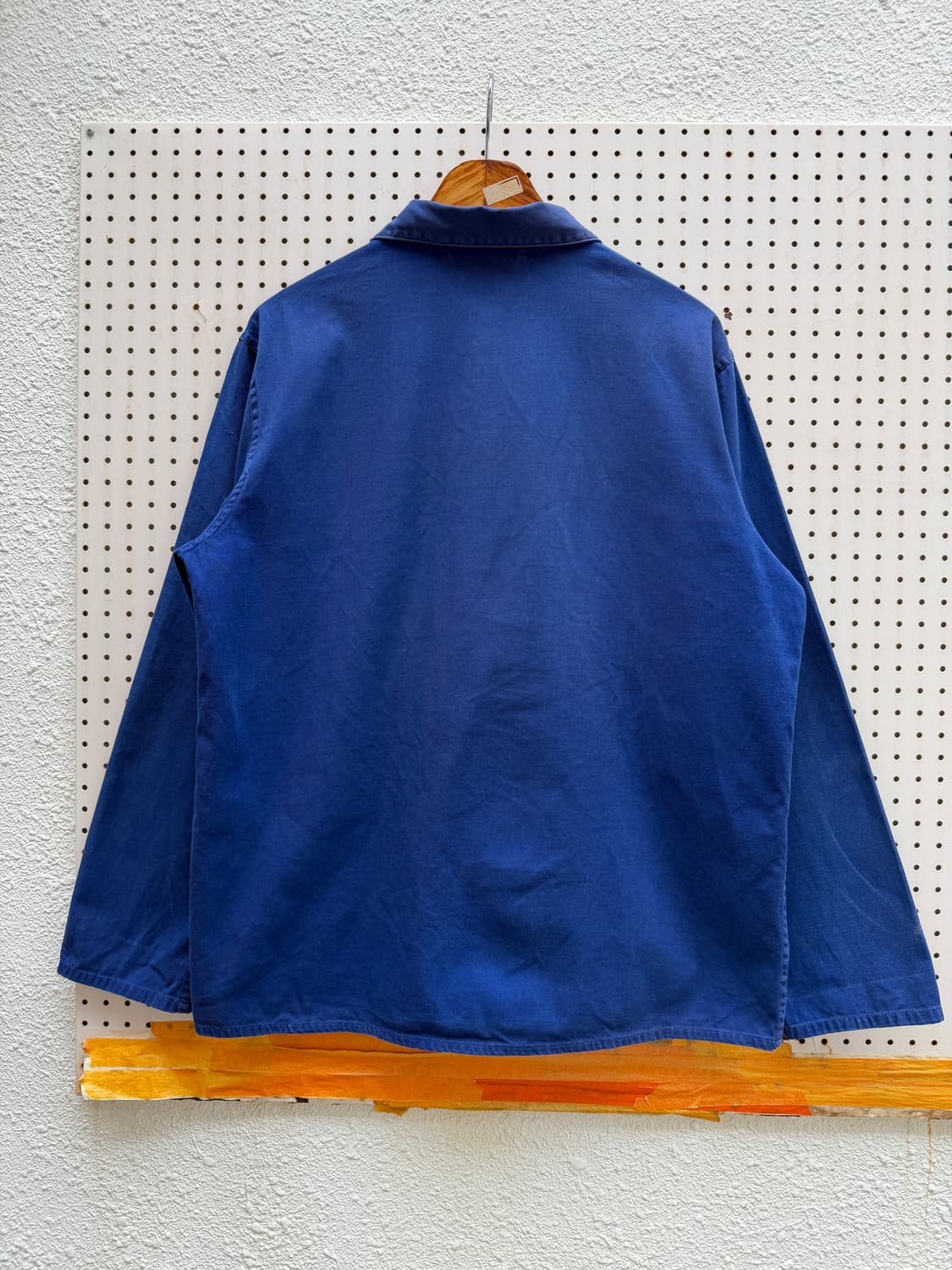 1980s FADED WASHED INK BLUE 빈티지 프렌치워크자켓 상품이미지2