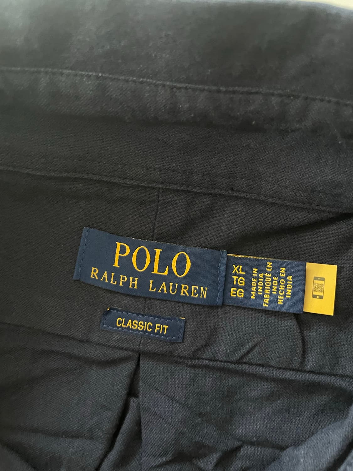 폴로 QR 가먼트다이 옥스포드 셔츠 XL 새상품 상품이미지4