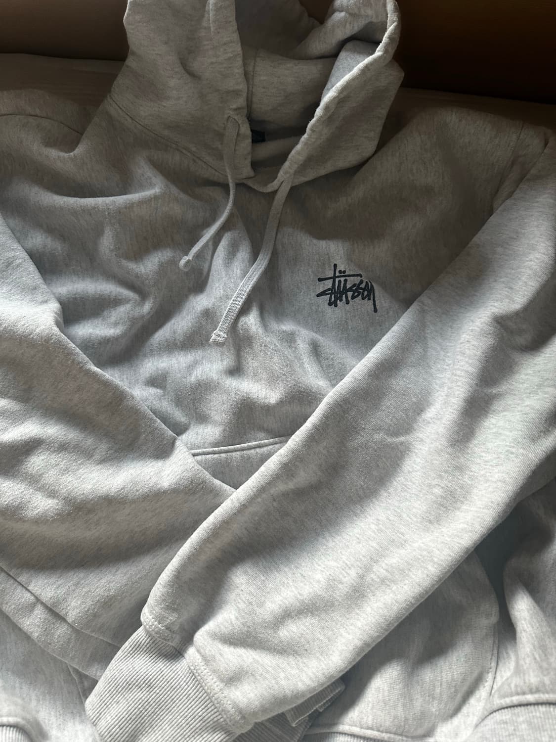 Stussy hoodie ash heather 상품이미지2