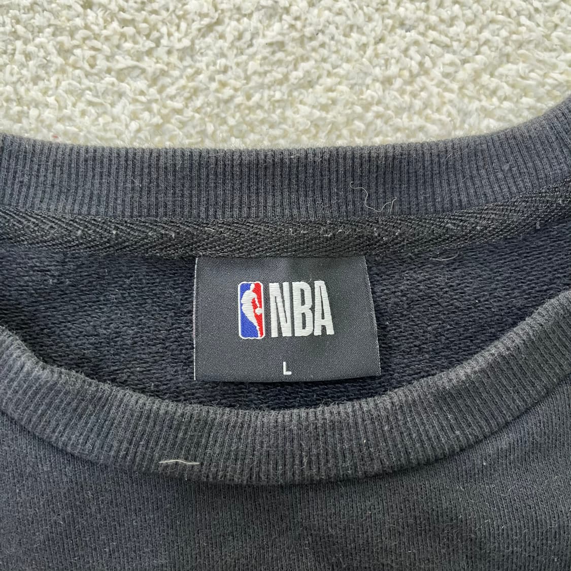 L 엔비에이 빅로고 긴팔 맨투맨 0323M 상품이미지2