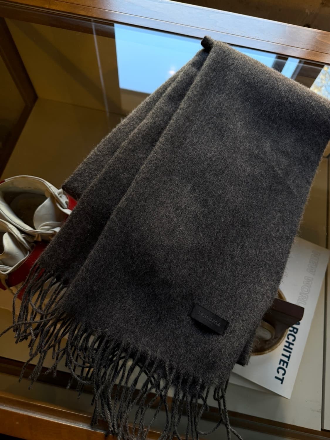 레노마 캐시미어 머플러 상품이미지1