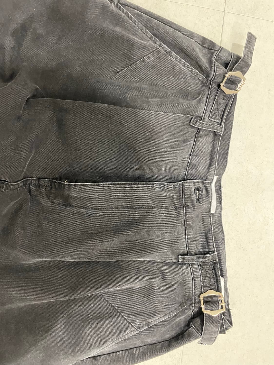 상태굿 M 밀로 가먼트 워시드 실루엣 팬츠 상품이미지9