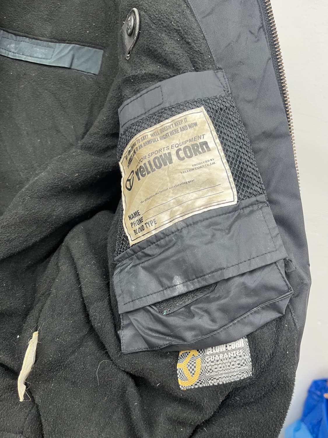 2XL) YELLOW CORN BIKER JAKCET 상품이미지7