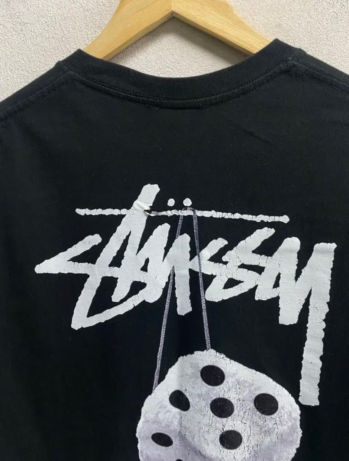 스투시 Stussy 라운드 블랙티 M 상품이미지6
