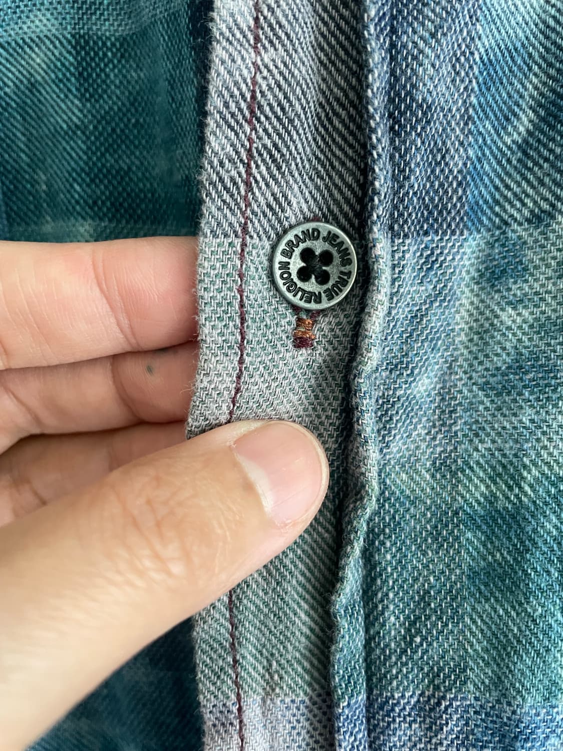 트루 릴리전 웨스턴 펑크 체크 셔츠 상품이미지4