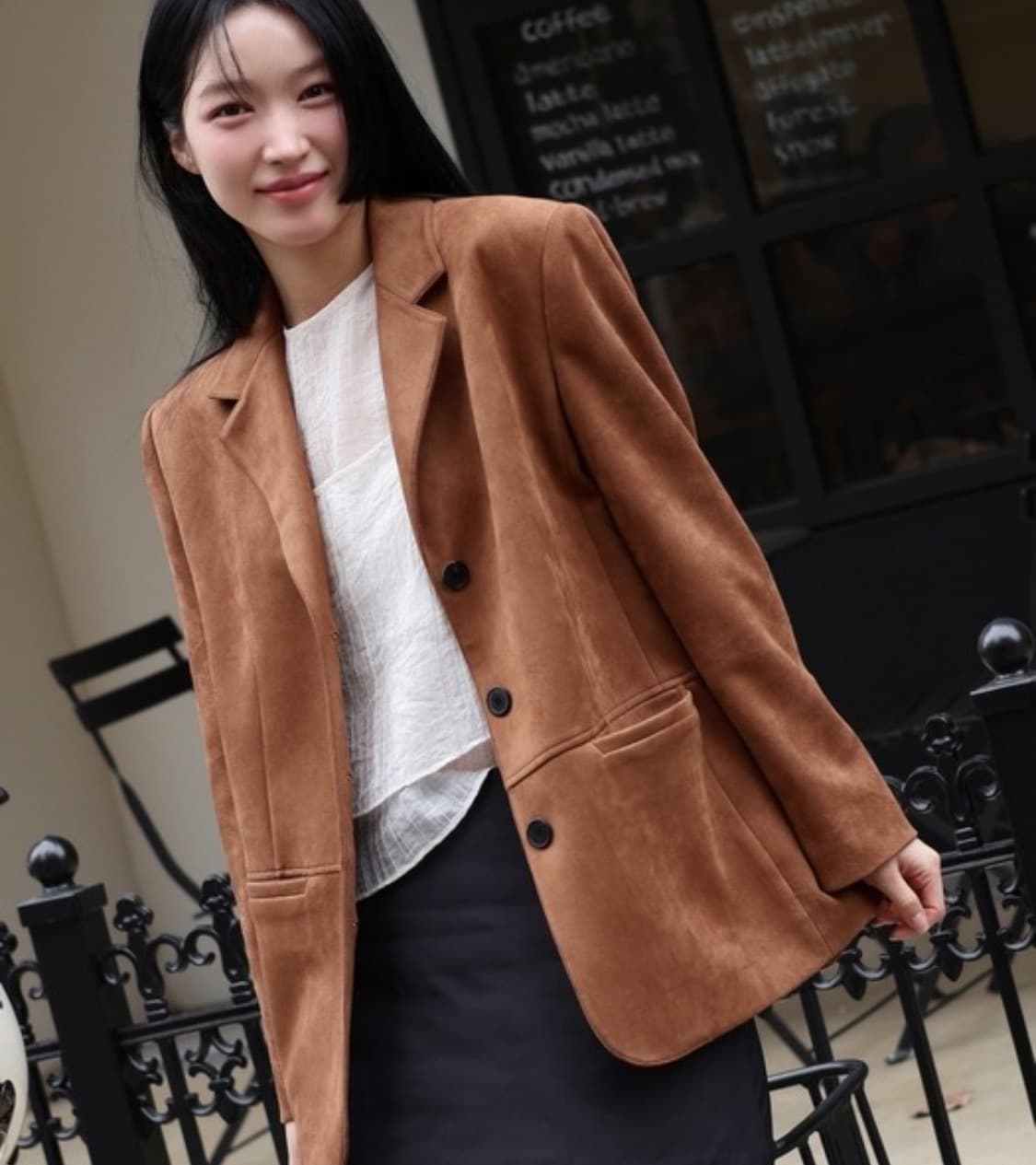 올리브데올리브 스웨이드 자켓 상품이미지7
