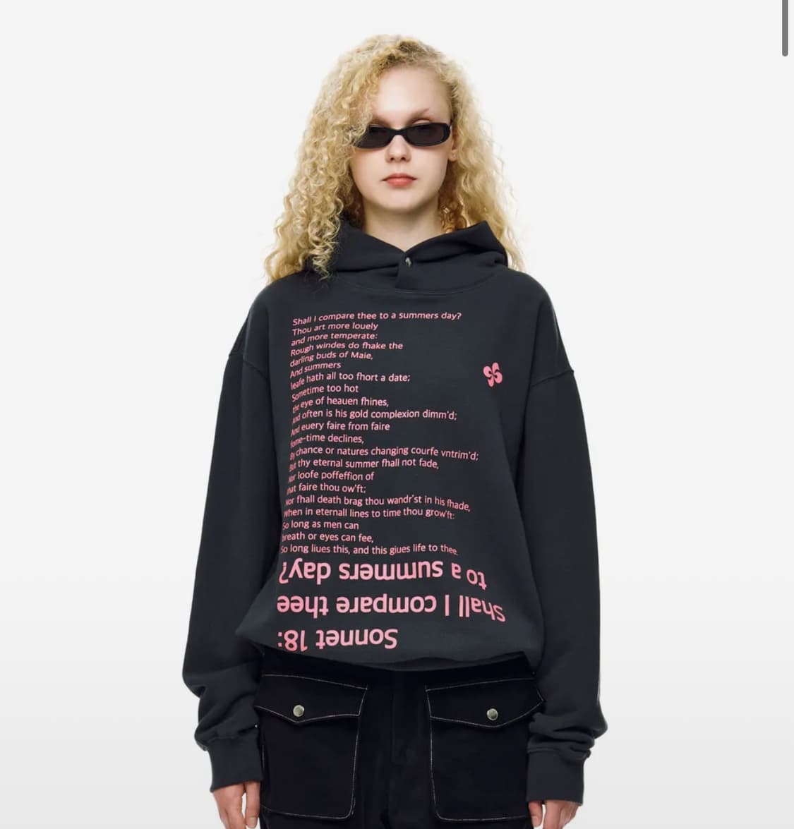 헤레틱 SONNET 18 HOODIE / charcoal 상품이미지1