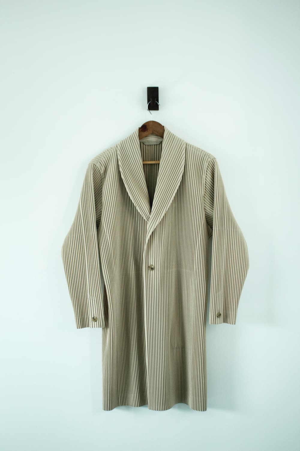 Homme Plisse Beige Coat 상품이미지2