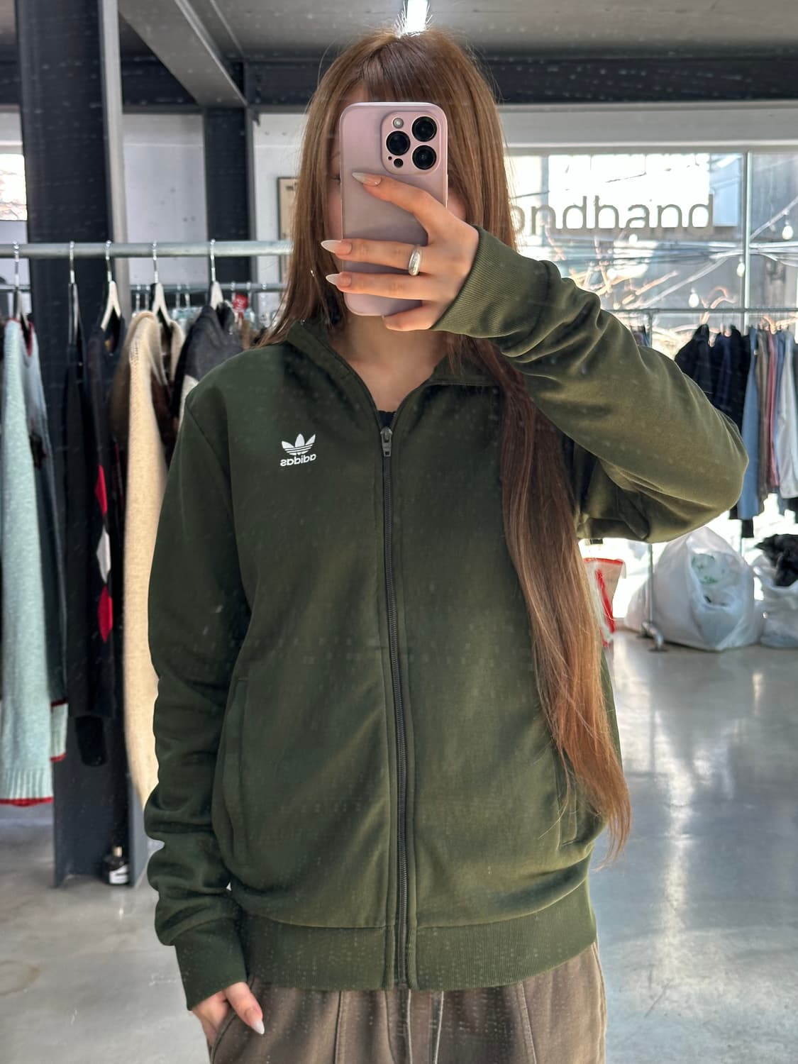 아디다스 에센셜 카키 져지 상품이미지3