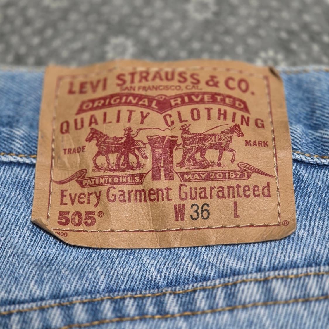 [36] 리바이스 505 하프 -517 상품이미지3