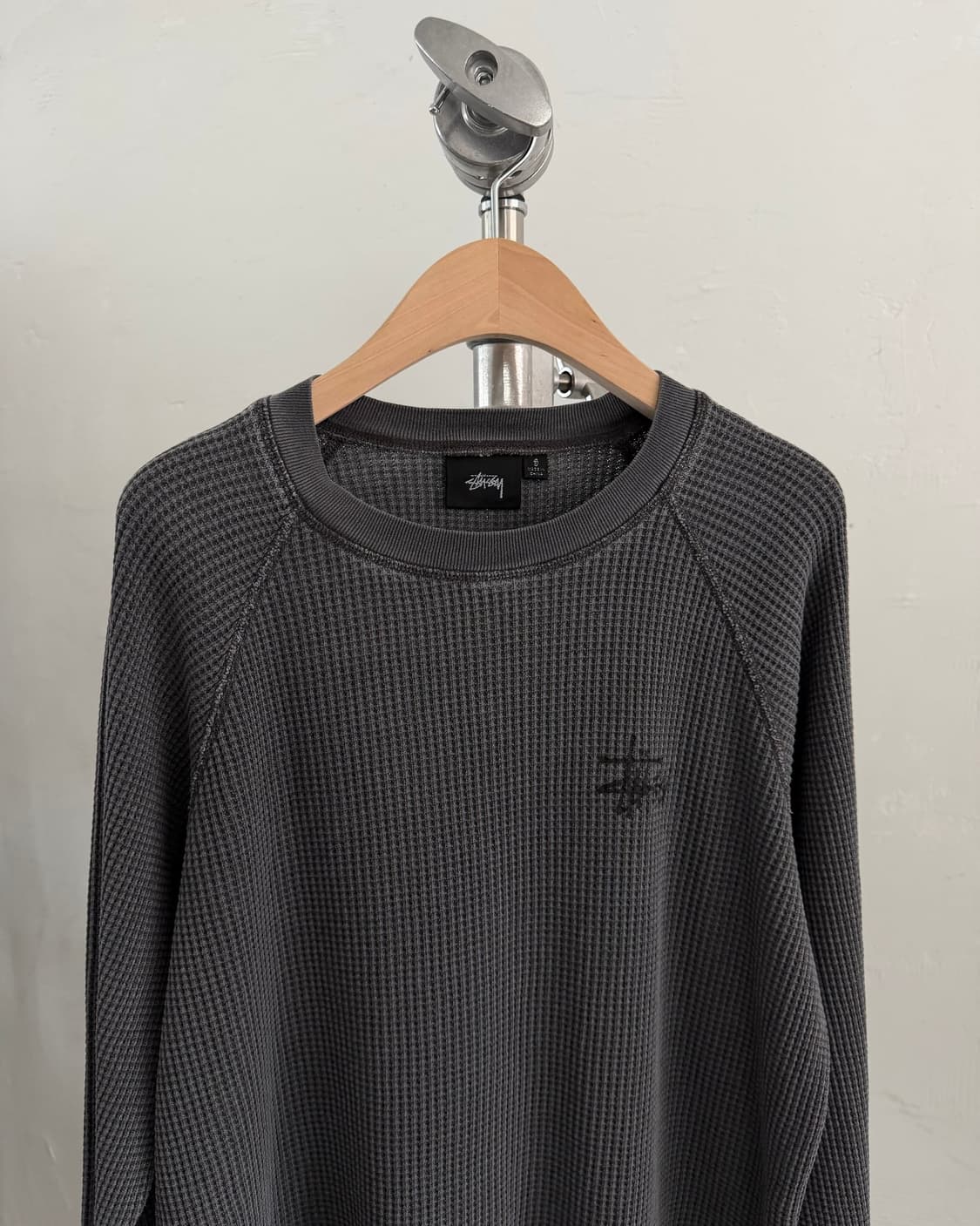 Stussy 스투시 와플 슬리브 차콜컬러 상품이미지5