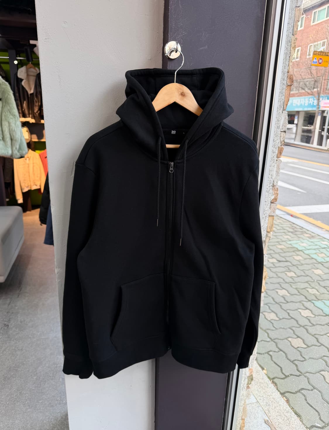 L/ 송지오 홀로그램 백로고 후드티 상품이미지2