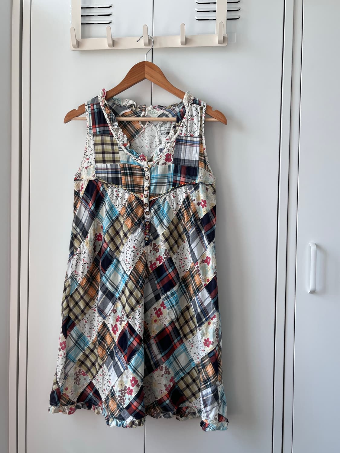 Honeysuckle rose 패치워크 하구미 나시 원피스  상품이미지5