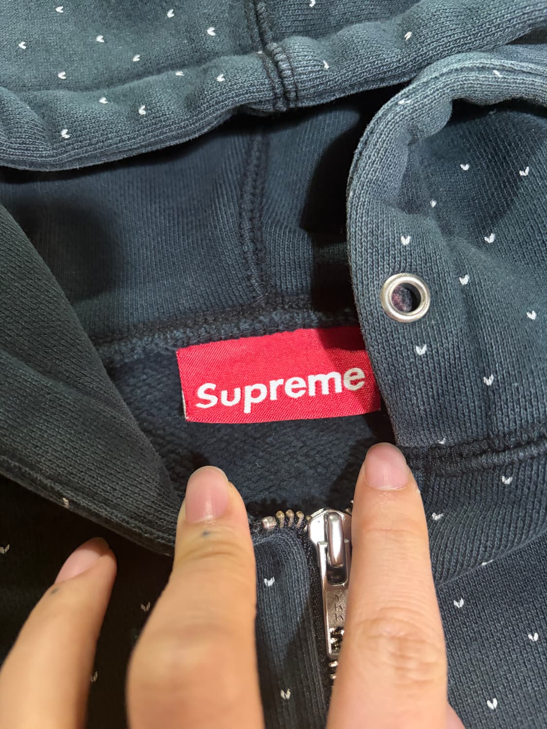 Supreme 슈프림 하트 도트 후드집업 상품이미지4