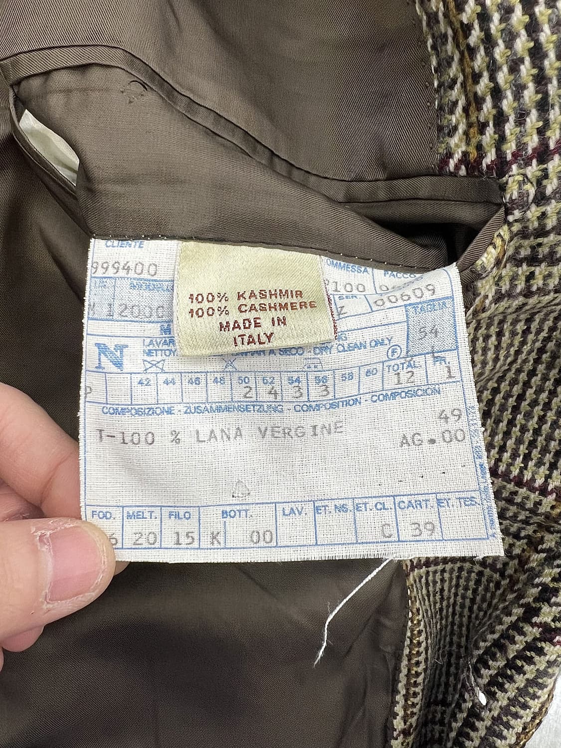 구찌 하운드투스 체크 2b 테일러드 블레이저 자켓 상품이미지8