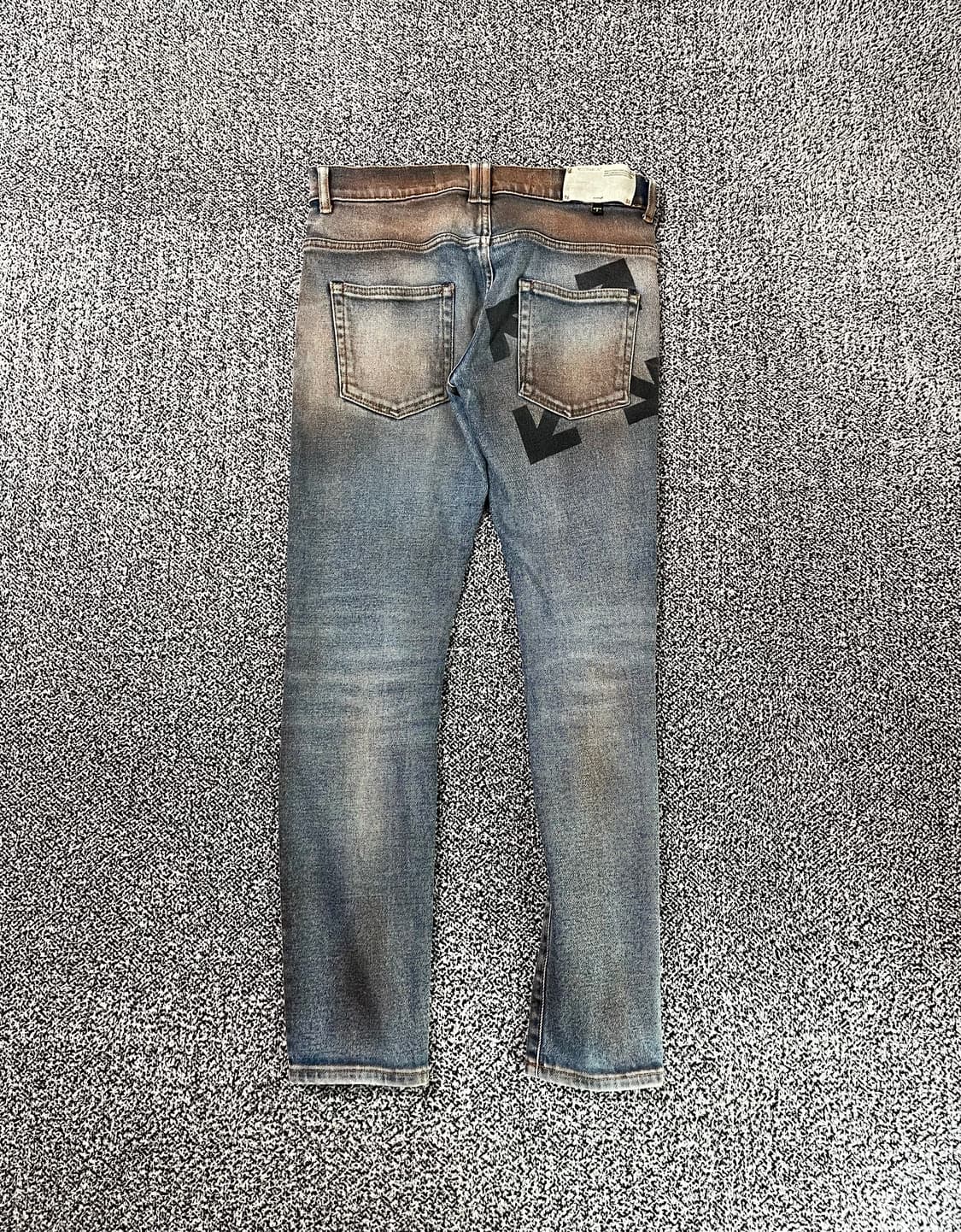 빈티지9. 오프화이트 데미지 워싱 데님진 데님팬츠 청바지 상품이미지2