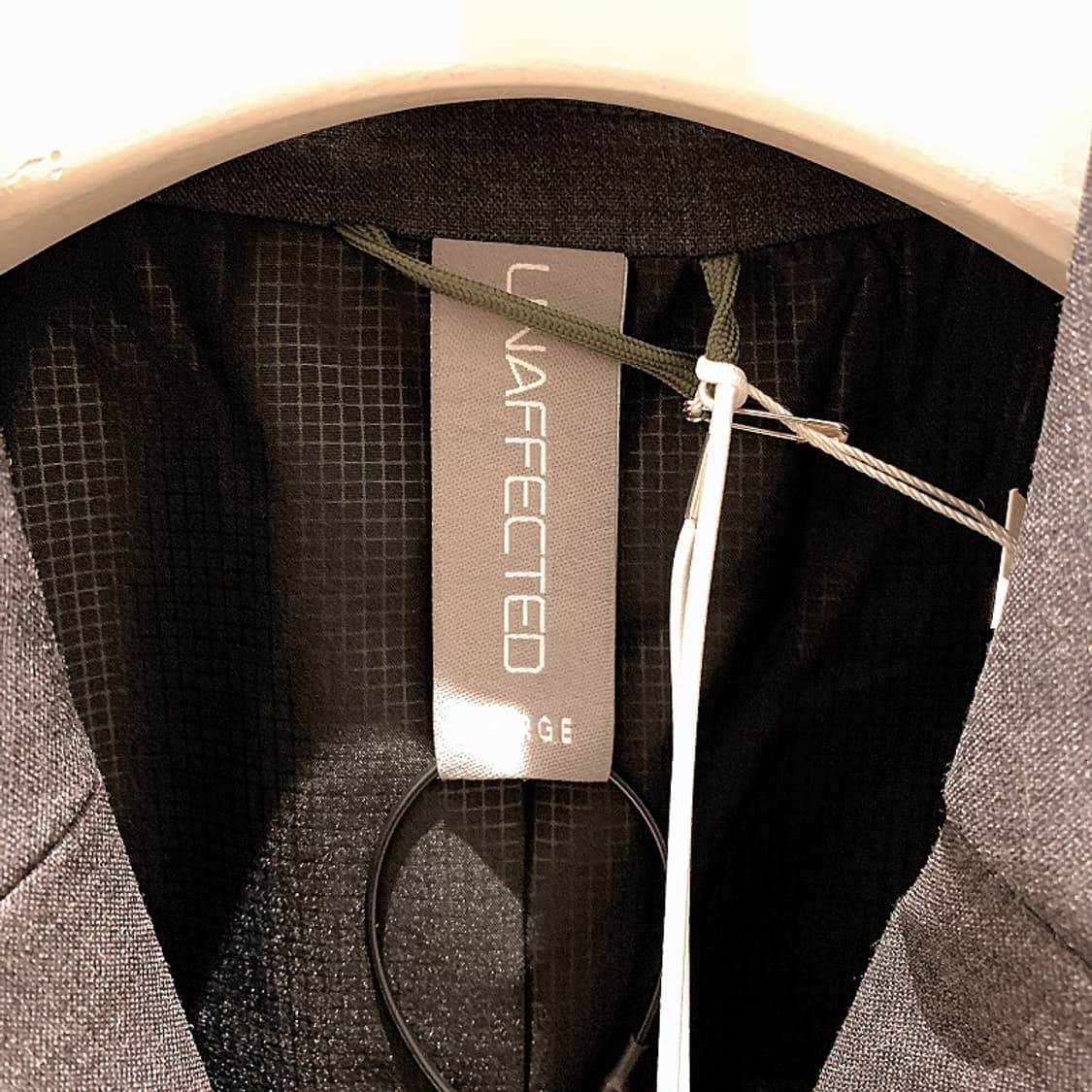 언에펙티드 남성 차콜 레이어드 자켓 상품이미지4