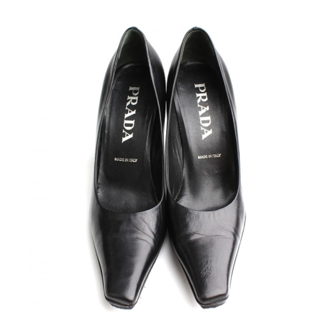 프라다 블랙 스퀘어토 펌프스 (36) 상품이미지2