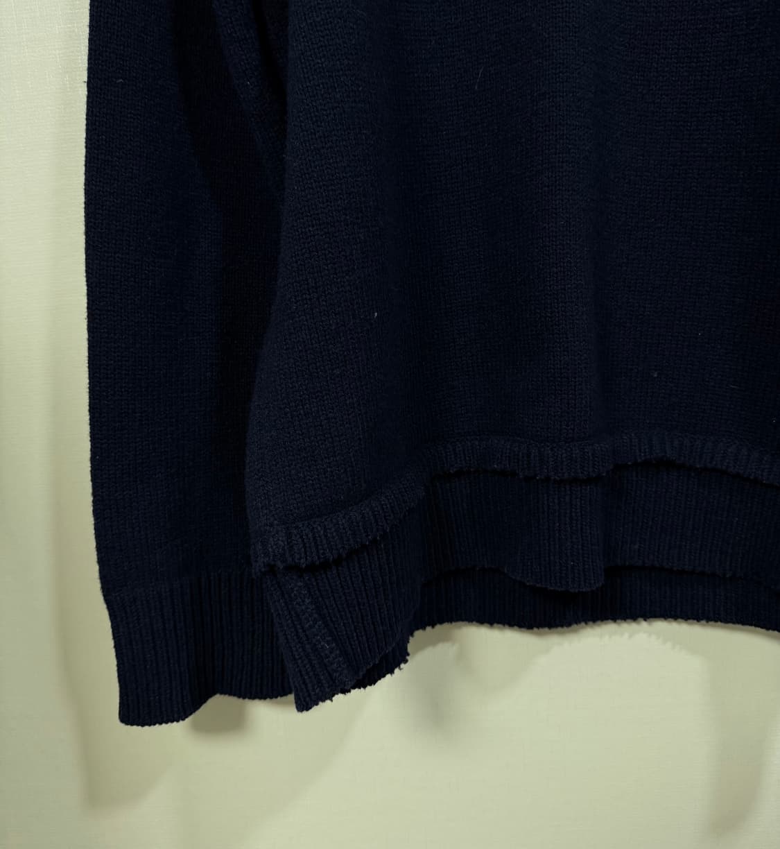 마르지엘라 엘보우 패치 더블 레이어드 로우컷 니트 상품이미지5