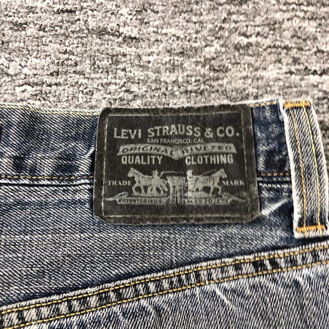 리바이스 빈티지 usa levi 레어템 569 스트레이트 루즈 데님팬츠 상품이미지4