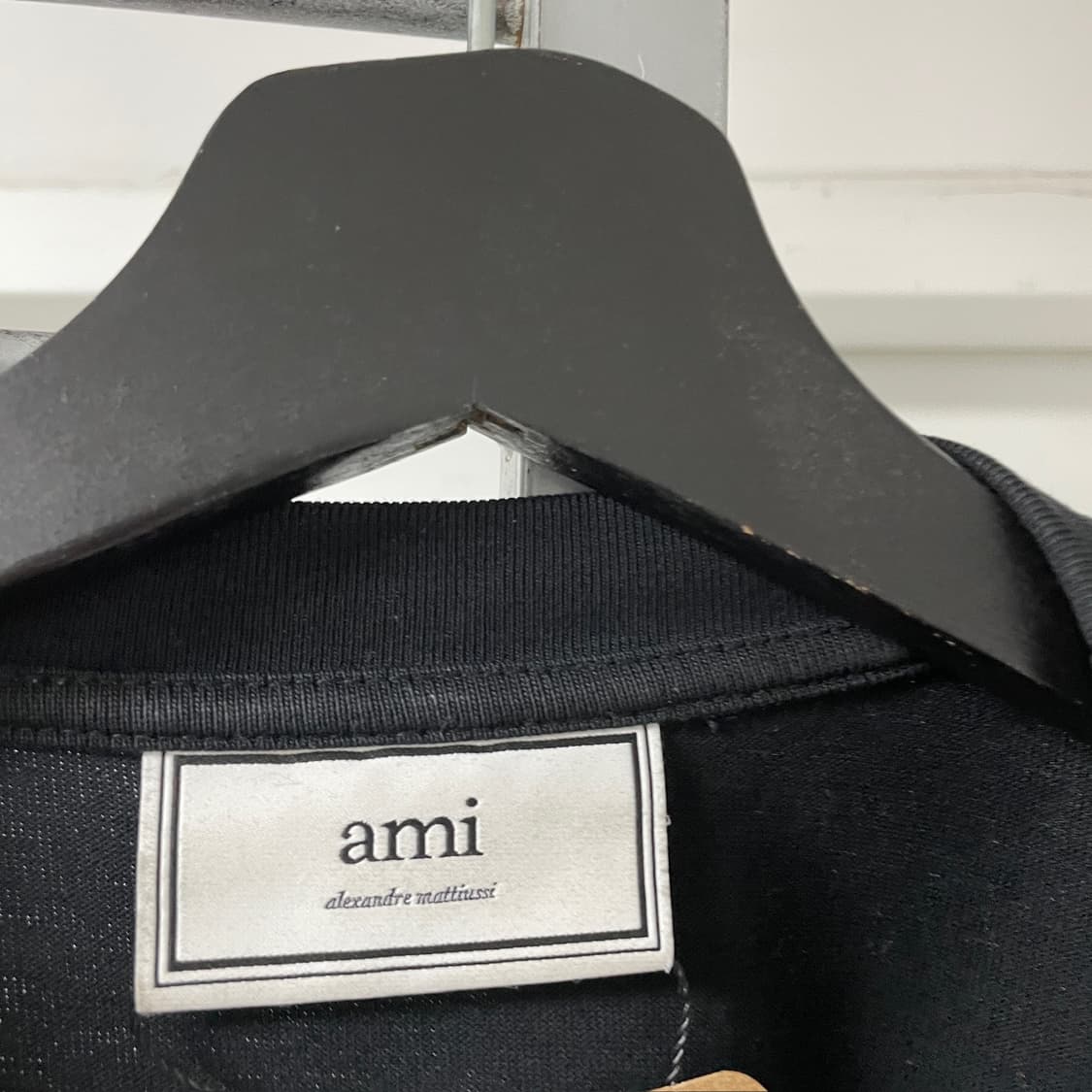 AMI 아미 블랙 반팔 티셔츠 XL 상품이미지5