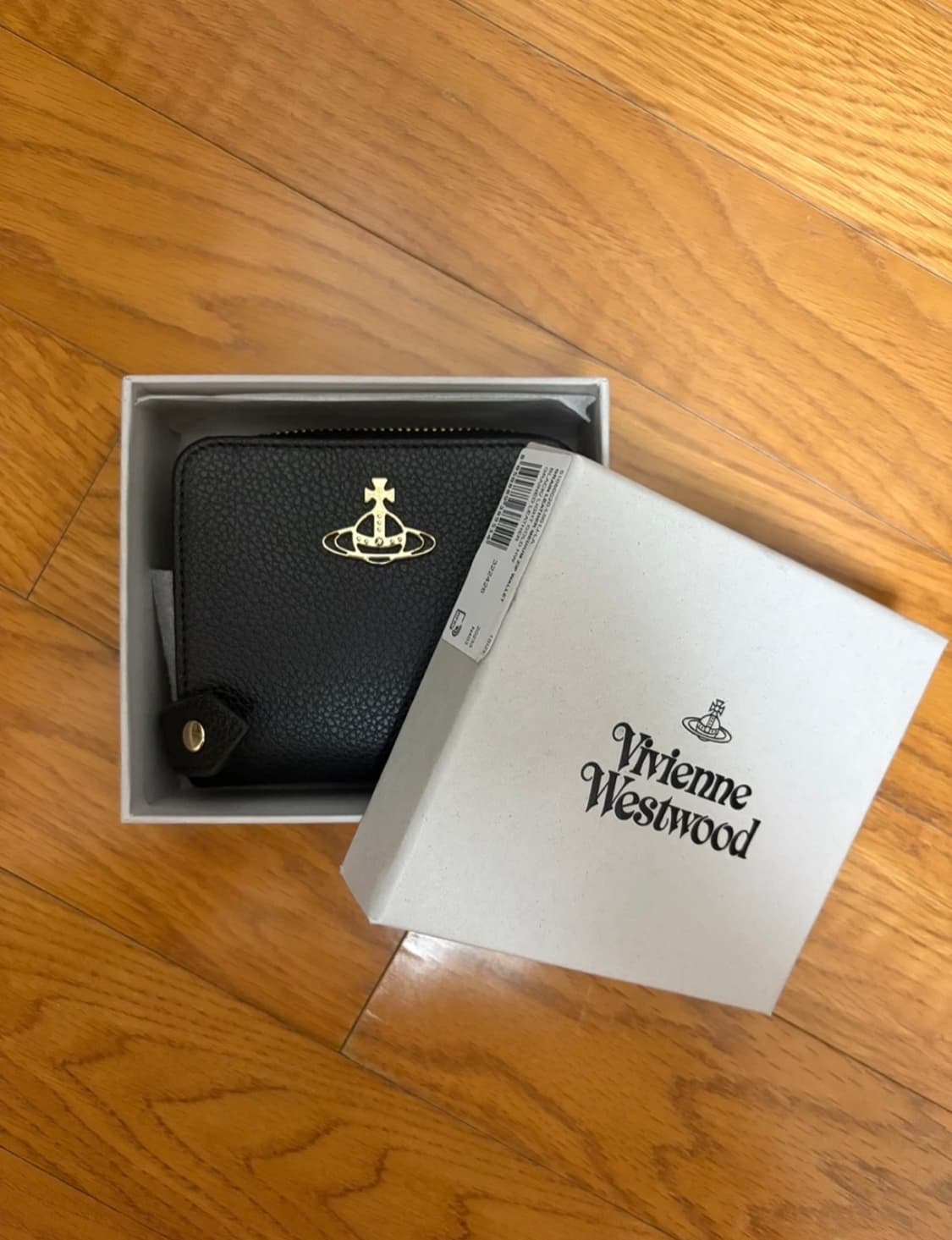 비비안웨스트우드 그레인 레더 집어라운드 반지갑 상품이미지3