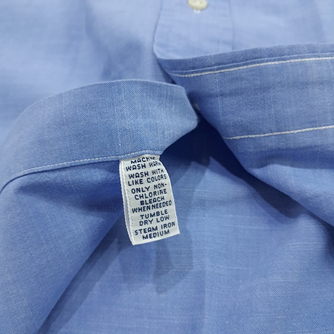 Co554 2XL Big 폴로 랄프로렌 스카이블루 반팔 셔츠 남방 상품이미지5