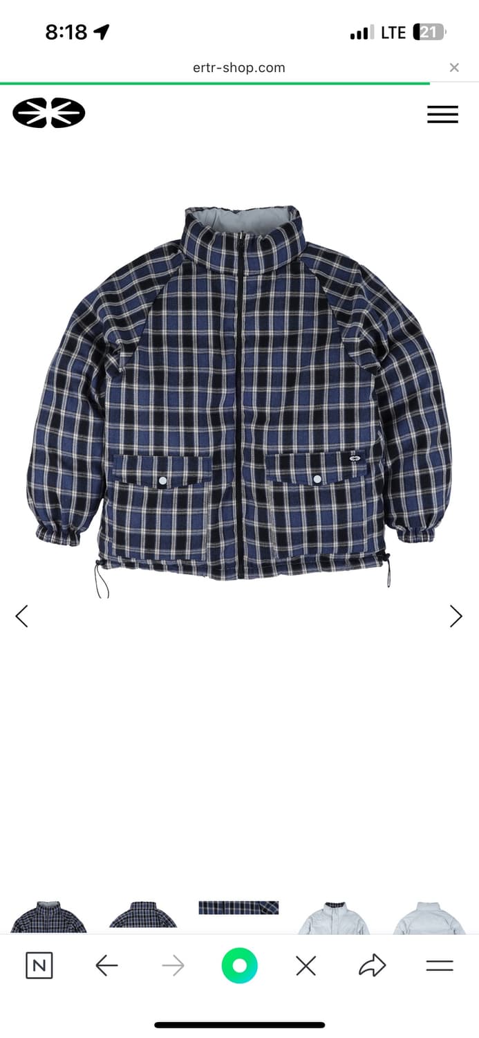 ERTR 리버시블 패딩S 상품이미지2