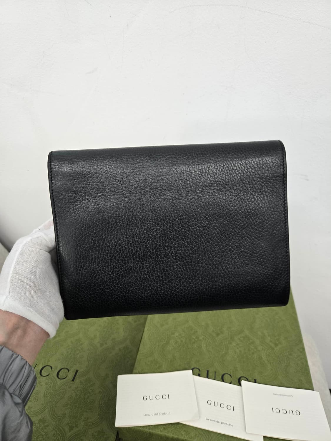 [보증서 정품] 구찌 마몬트 플랩 클러치백 상품이미지1