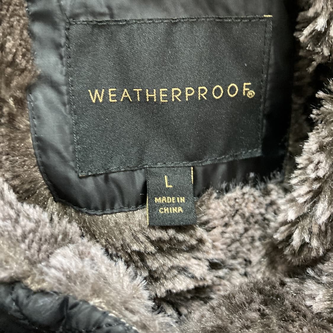 WEATHERPROOF 여성퀼팅기모자켓 블랙 L  상품이미지4
