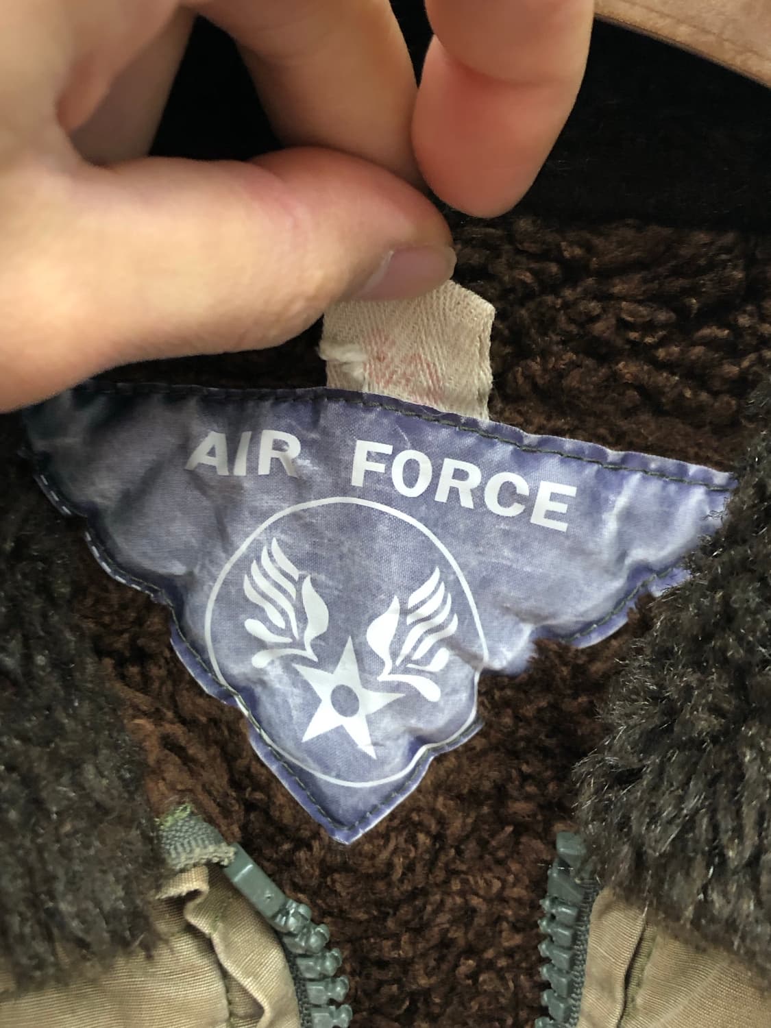 80s 미공군 플라이트 시어링 자켓 상품이미지3