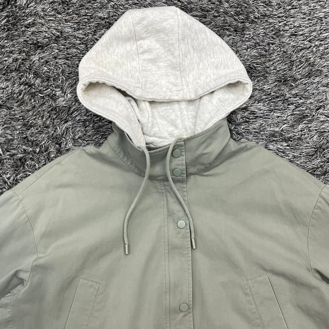 코데즈컴바인 여성 후드 면자켓 (M) 상품이미지2