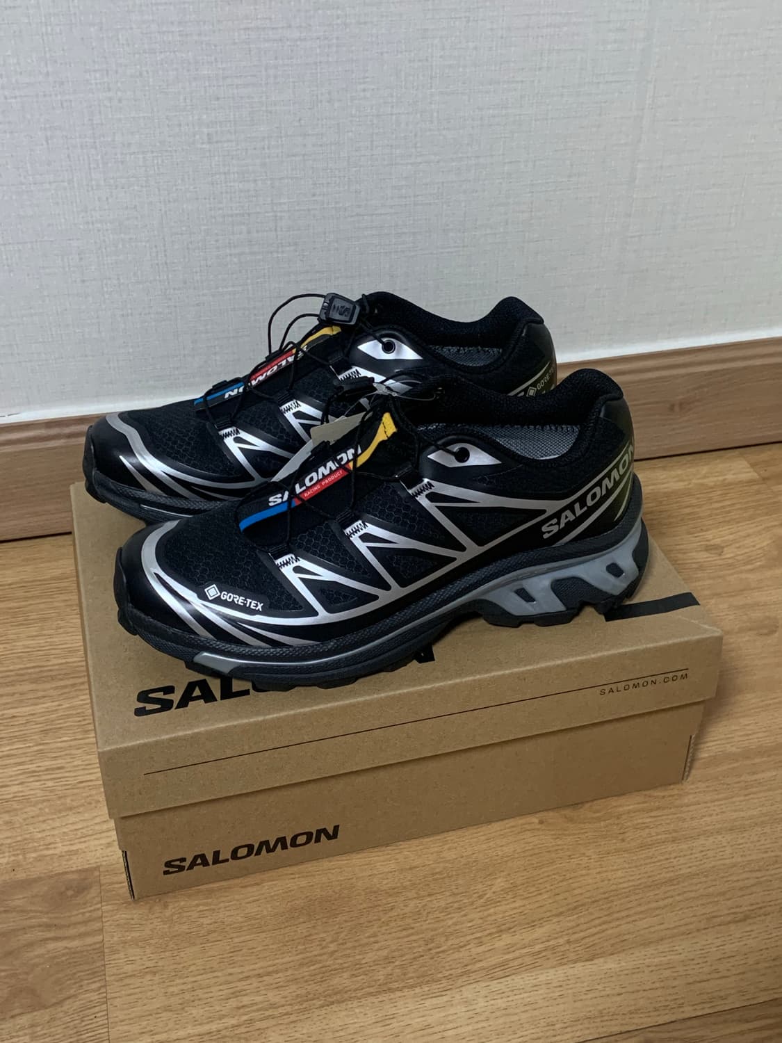 살로몬 XT-6 고어텍스 블랙 실버 230 새상품 상품이미지1