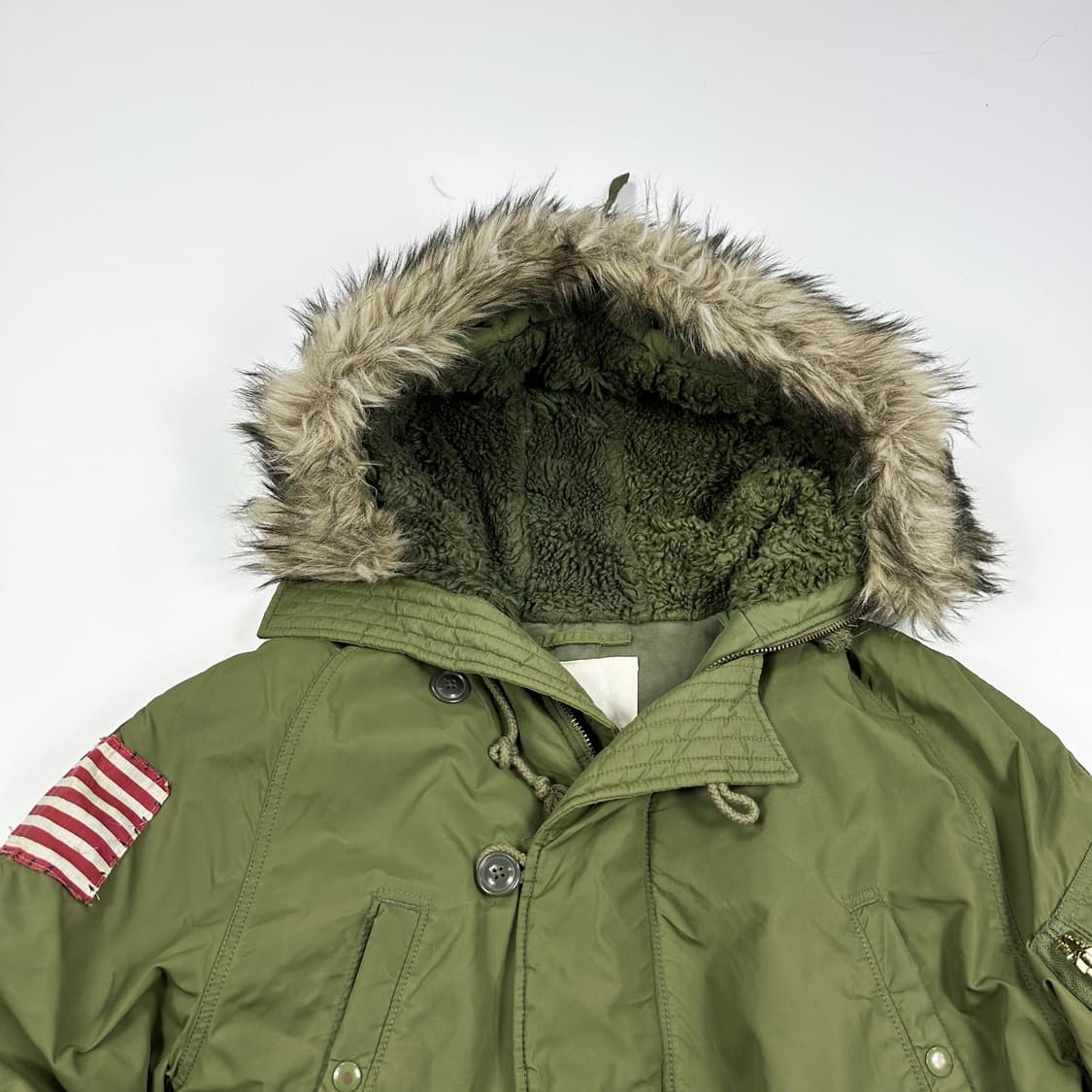 폴로 데님앤서플라이 성조기 n3b 야상 파카 M 상품이미지3