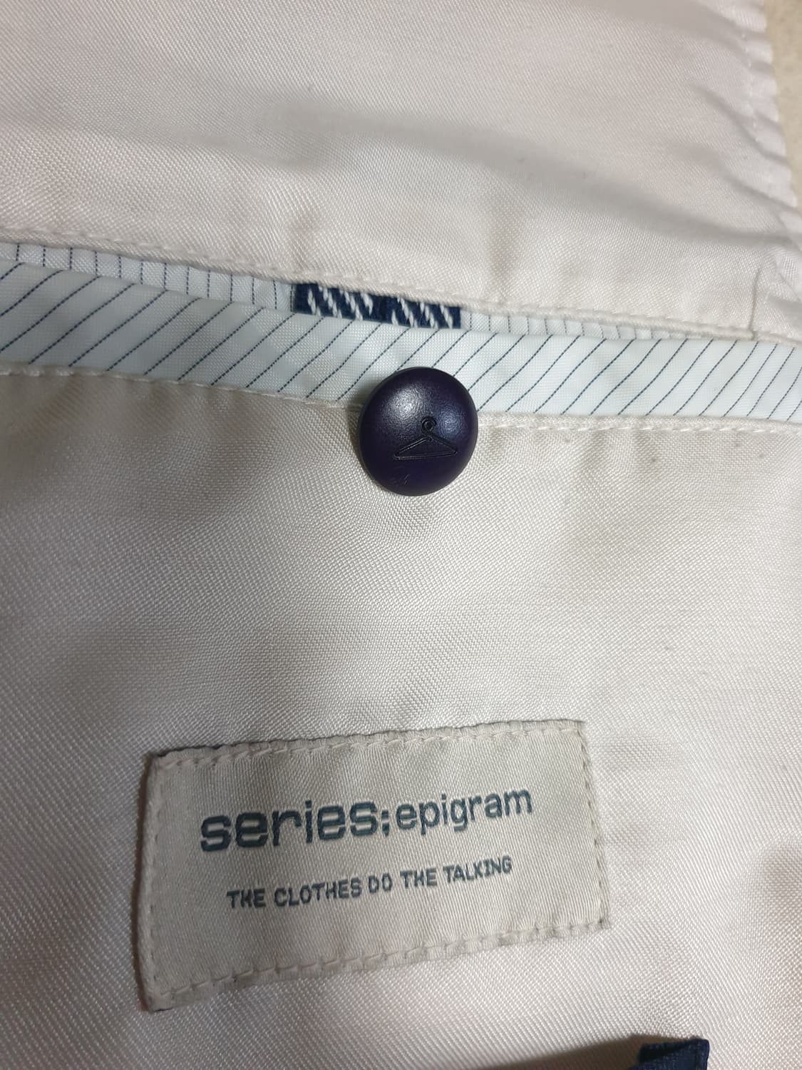 코오롱 시리즈 에피그램 포멀 울 싱글코트 그레이 (L) 상품이미지6