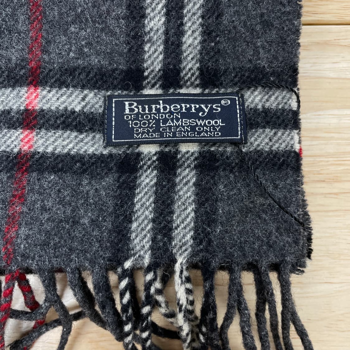 버버리 정품 램스울 머플러 그레이 상품이미지3